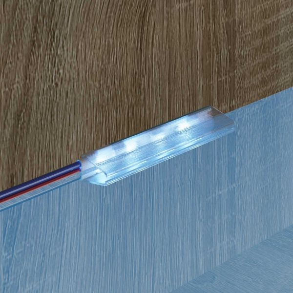 LED лента 12 бр. Черен и бял Мед и пластмаса