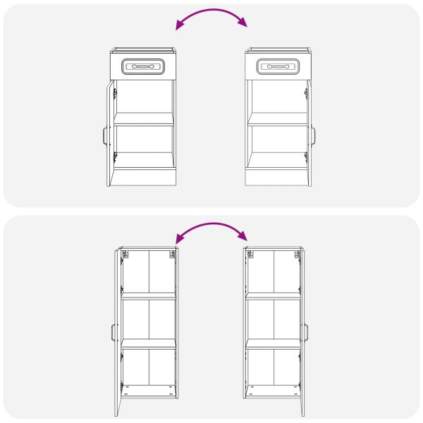Кухненски единица KALMAR 5 pcs Бяло Инженерна дървесина