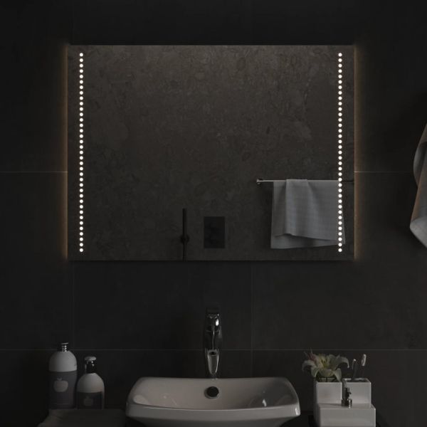 LED огледало за баня, 60x80 см