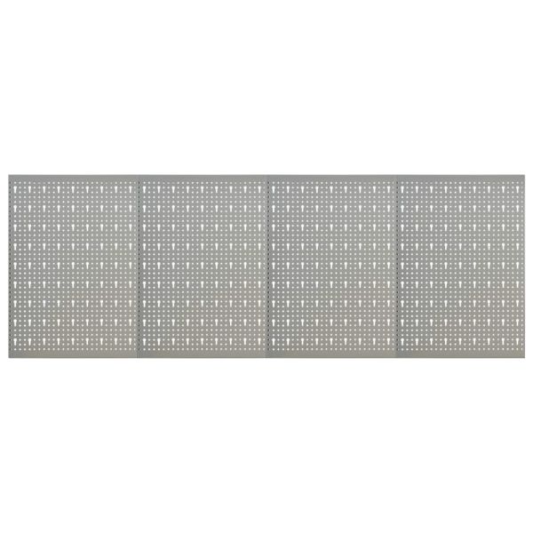 Стенни панели за инструменти, 4 бр, 40x58 см, стомана