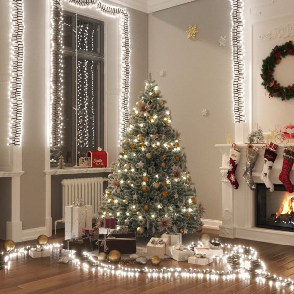 LED клъстърен стринг с 3000 LED студено бяло PVC