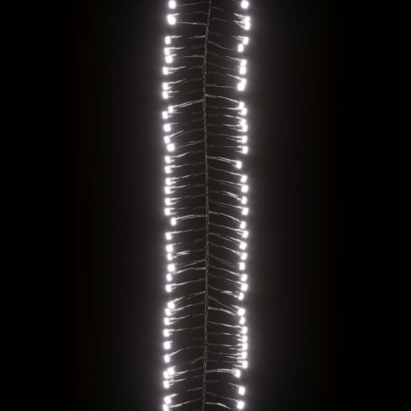 LED клъстърен стринг с 3000 LED студено бяло PVC