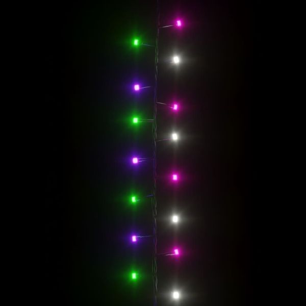 Компактен LED стринг с 3000 LED пастелен многоцветен 65 м PVC