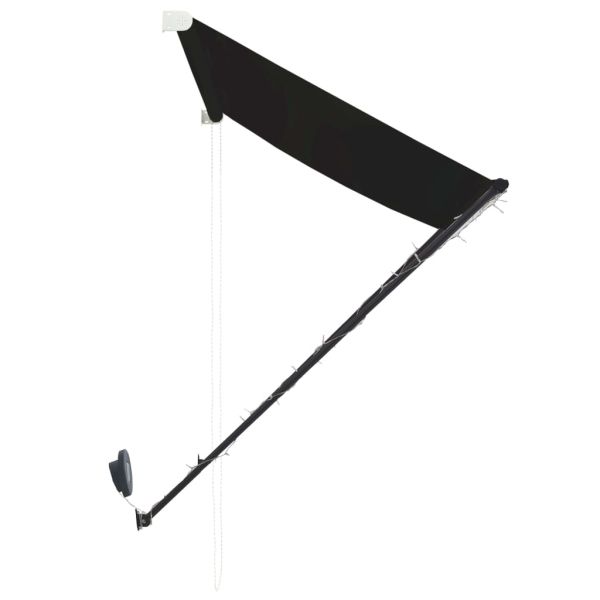 Сенник с падащо рамо с LED, 300х150 см, антрацит