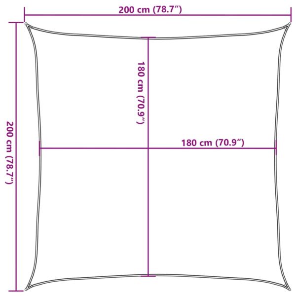 Платно-сенник, 160 г/м², жълто, 2x2 м, HDPE