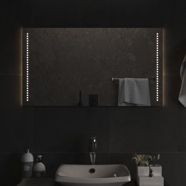 LED огледало за баня, 50x90 см