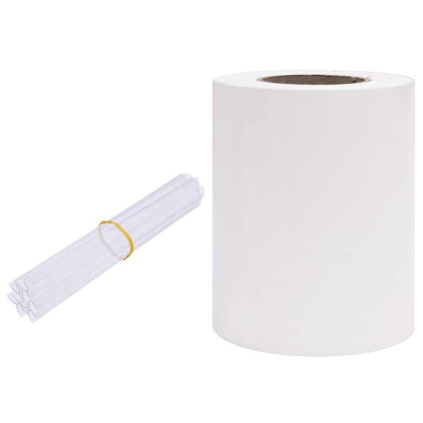 PVC лента за поверителност 35x0,19 м бяла