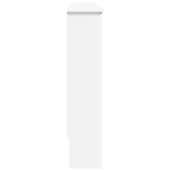 Паравани за радиатори, 2 бр, бели, 152x19x81,5 см, МДФ