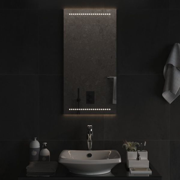 LED огледало за баня, 40x80 см