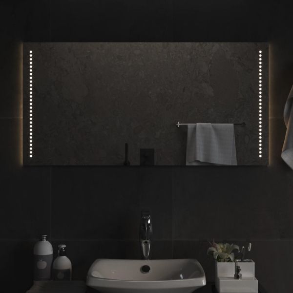 LED огледало за баня, 50x100 см