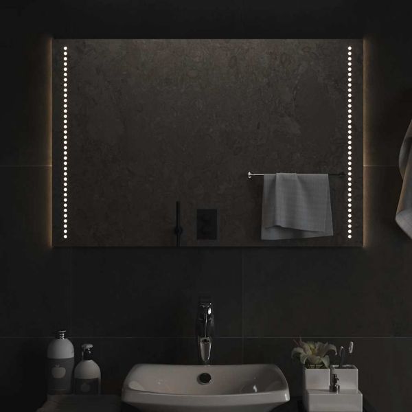 LED огледало за баня, 90x60 см