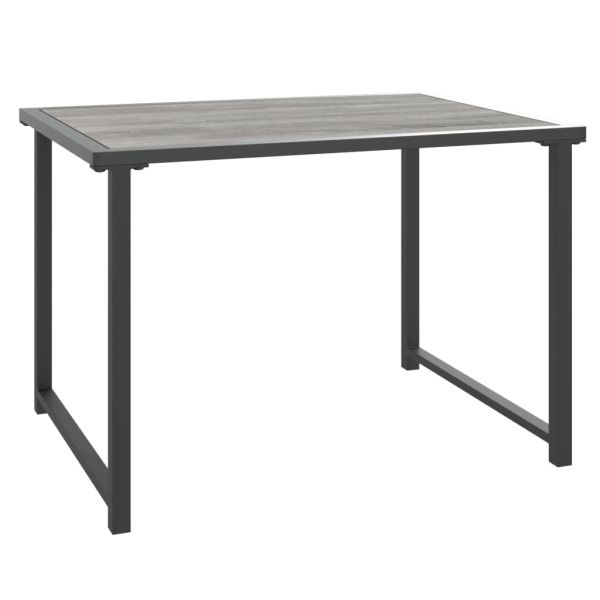 Градинска маса антрацит 55x40x37 cм стомана