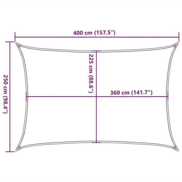 Платно-сенник, 160 г/м², червено, 2,5x4 м, HDPE