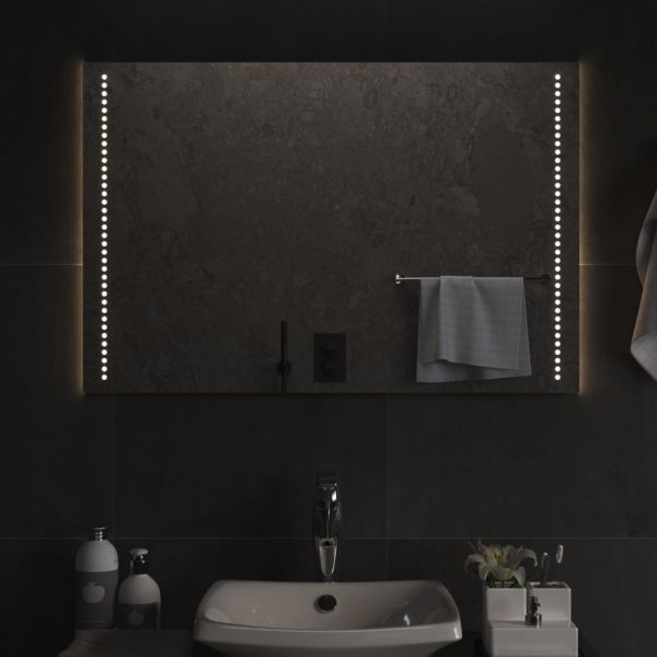 LED огледало за баня, 60x90 см