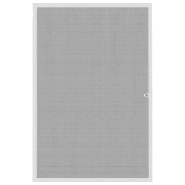 Мрежа против насекоми за прозорци, бяла, 80x120 см