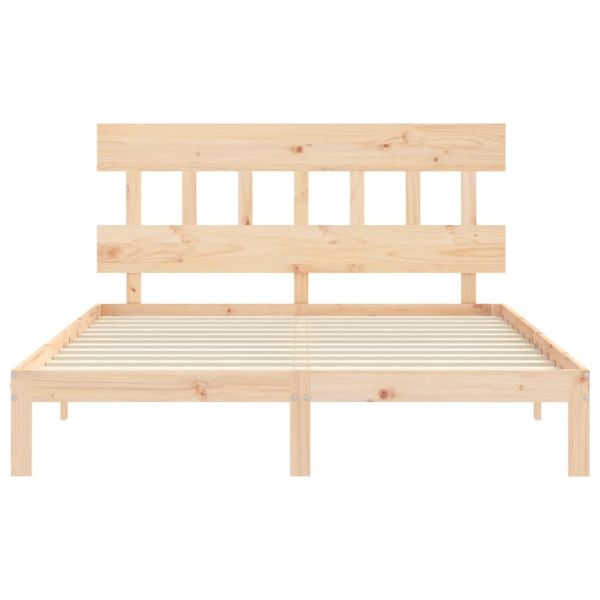 Рамка за легло с табла King Size масивно дърво