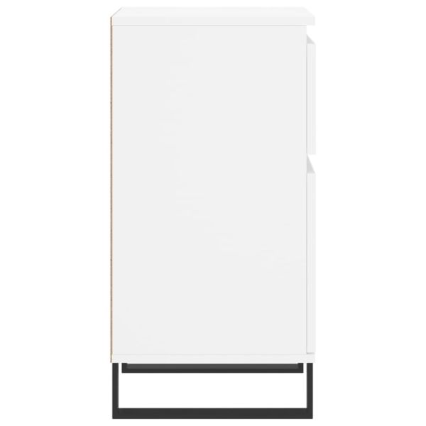 Бюфет бял 40x35x70 см инженерно дърво