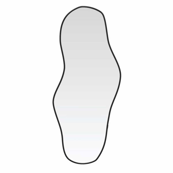 Стенно огледало черно 60x25 см