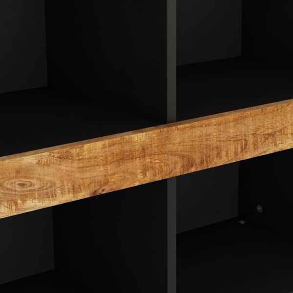 Страничен шкаф 85x33x75 см манго масивно дърво