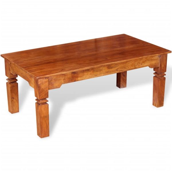 Маса за кафе масивно дърво 110x60x45 см