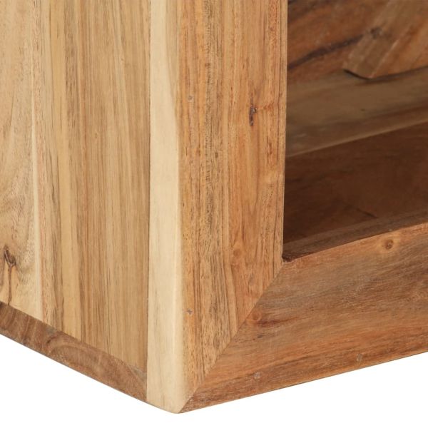 Табуретка 40x30x40 см масивно дърво акация
