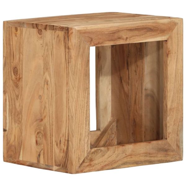 Табуретка 40x30x40 см масивно дърво акация