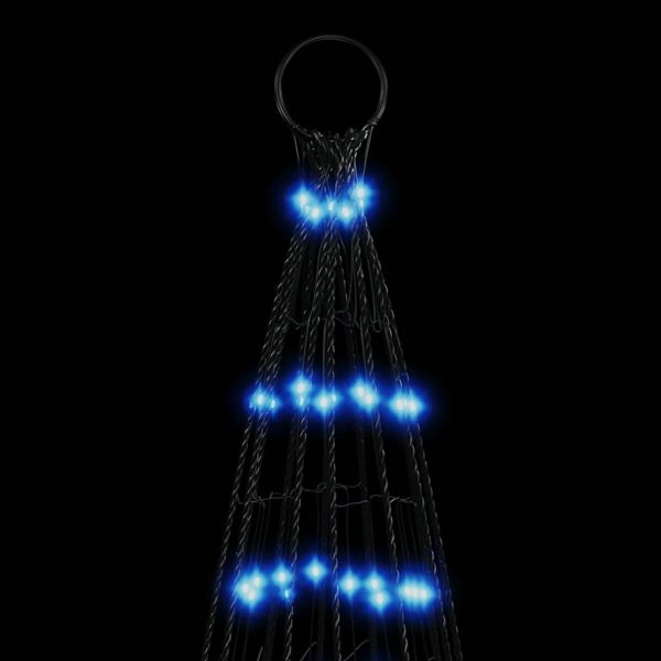 LED коледна елха 1534 LED синьо 500 см
