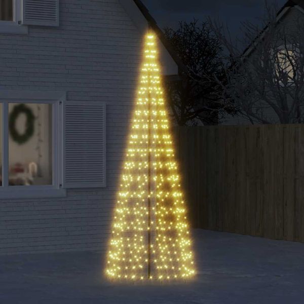 LED коледна елха 550 LED топло бяло 300 см