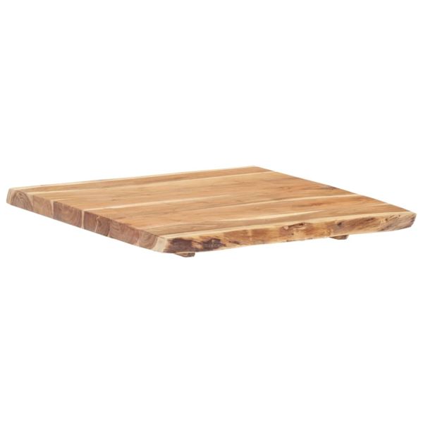 Плот за маса, акациево дърво масив, 58x(50-60)x3,8 cм