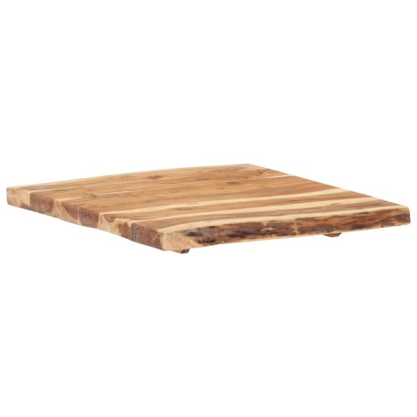 Плот за маса, акациево дърво масив, 58x(50-60)x3,8 cм
