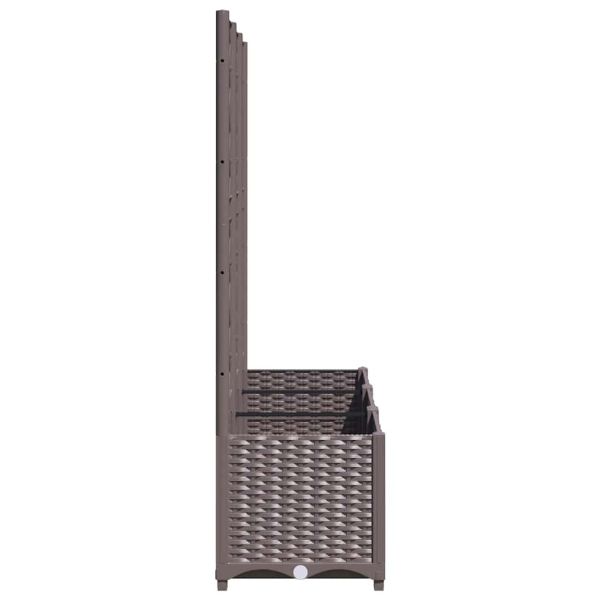 Градината Кафяво 120 x 40 x 136 cm