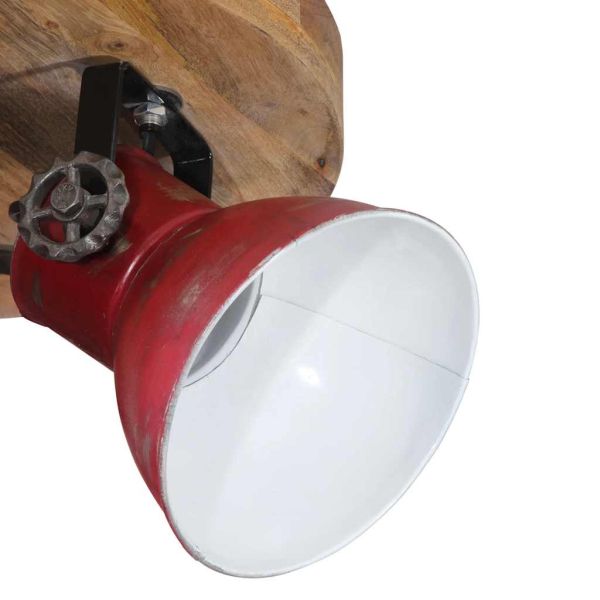 Лампа за таван 25 W червена 35x35x25 см E27
