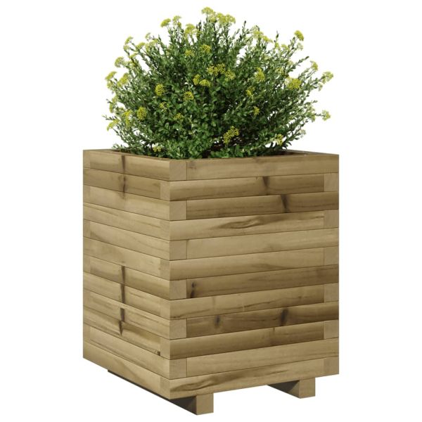 Градинска кашпа 40x40x49,5 см импрегниран бор