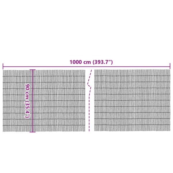 Градинска ограда 1000x90 см тръстика