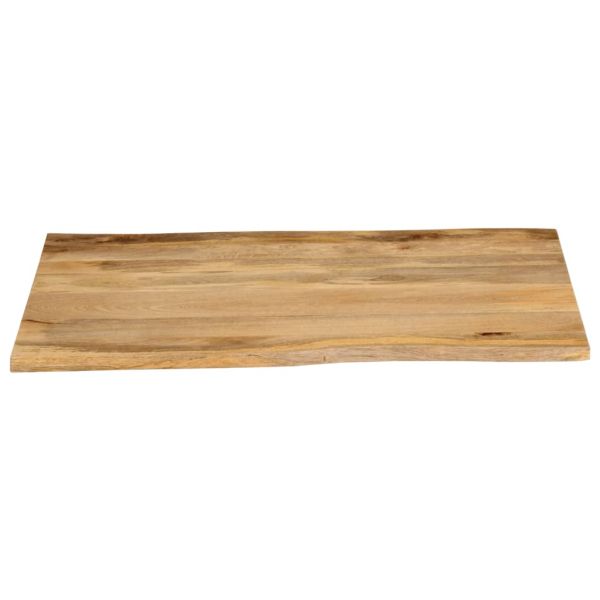 Плот за маса, 90x80x2,5 см, жив ръб, масивно дърво манго