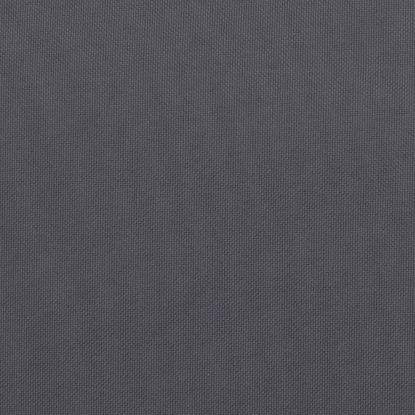 Палетна възглавница, антрацит, 60x61,5x10 см, текстил