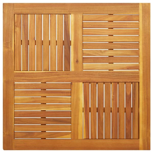 Плот за маса 90x90x2,2 см квадратен масивна акация