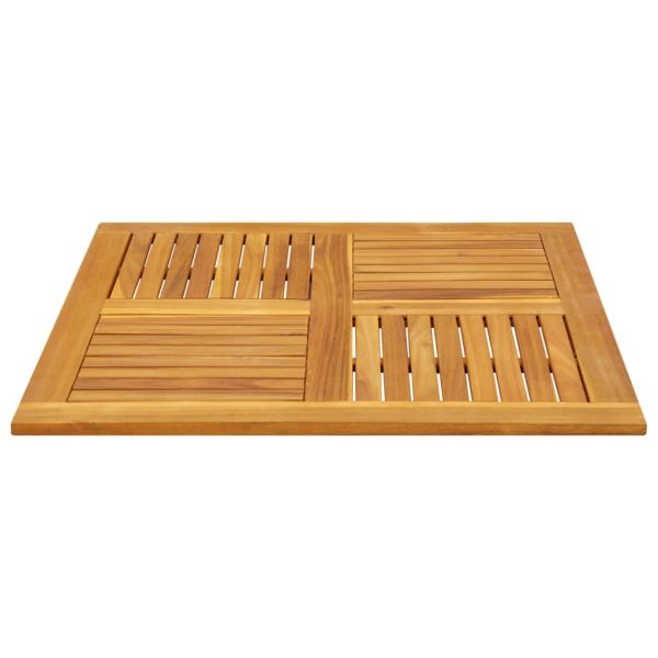 Плот за маса 90x90x2,2 см квадратен масивна акация