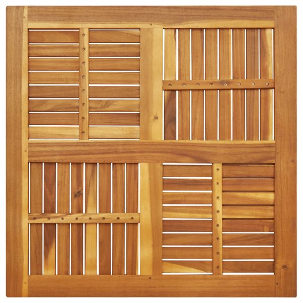 Плот за маса 90x90x2,2 см квадратен масивна акация