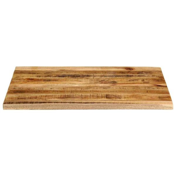 Плот за маса 100x80x3,8cm Жив ръб Масивна дървесина Грубо манго