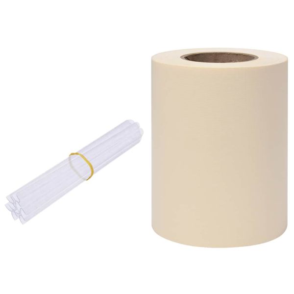 PVC лента за поверителност 35x0,19 м, кремава