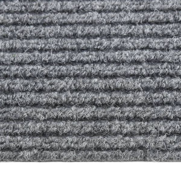 Абсорбиращо мръсотията килимче, 100x450 см, сиво