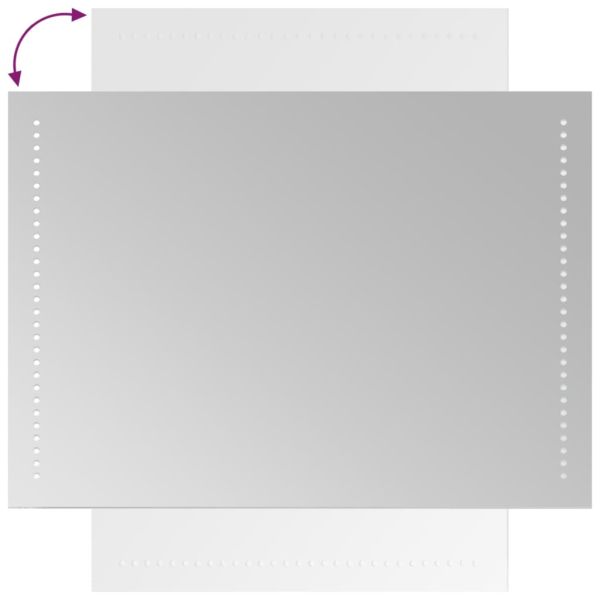 LED огледало за баня, 50x70 см
