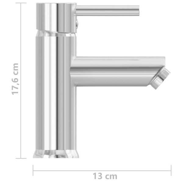 Смесител за баня, хромиран финиш, 130x176 мм