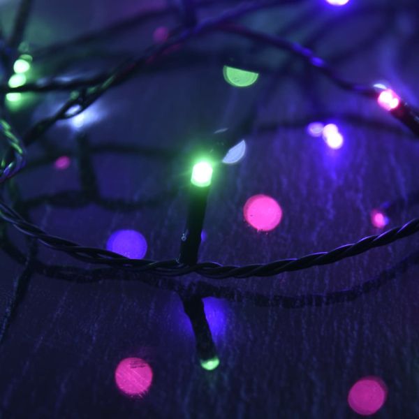 LED стринг със 150 LED пастелен многоцветен 15 м PVC