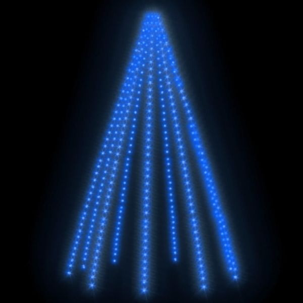 Коледни лампички за елха тип мрежа, 400 LED, сини, 400 см