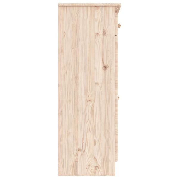 Шкаф за обувки ALTA, 77x35x96 см, бор масив