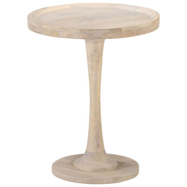 Странична маса Ø60x75 см мангово дърво масив