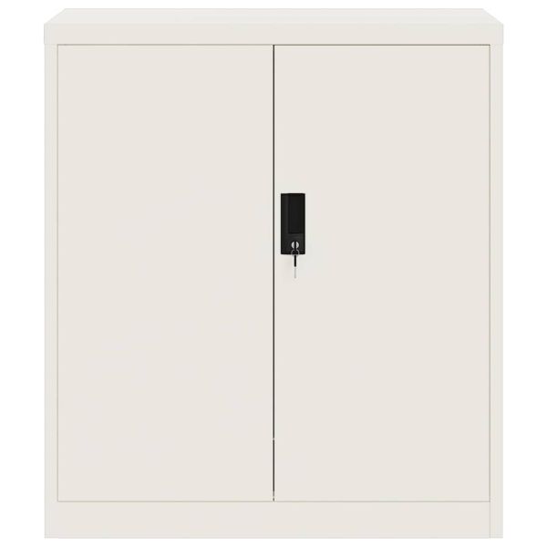 Шкаф за папки бял 79x40x90 см стомана