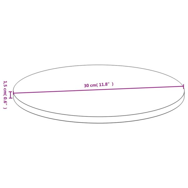 Плот за маса Ø30x1,5 см бамбук